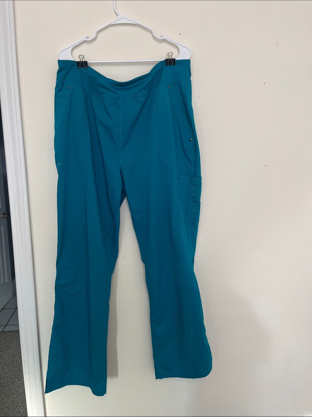 healing hands Teal Scrub Pants